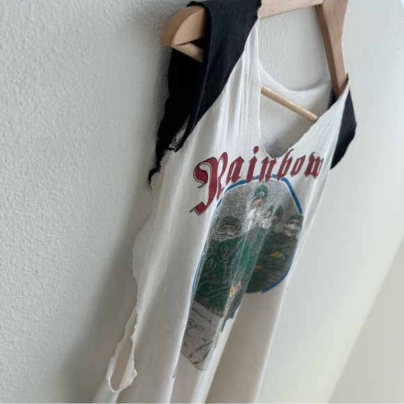 Rainbow 80s Original Rock Vintage T-Shirt - Picture 6 of 11